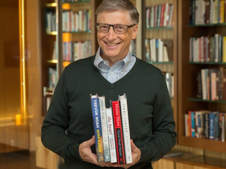 Thói quen đọc sách từ Bill Gates