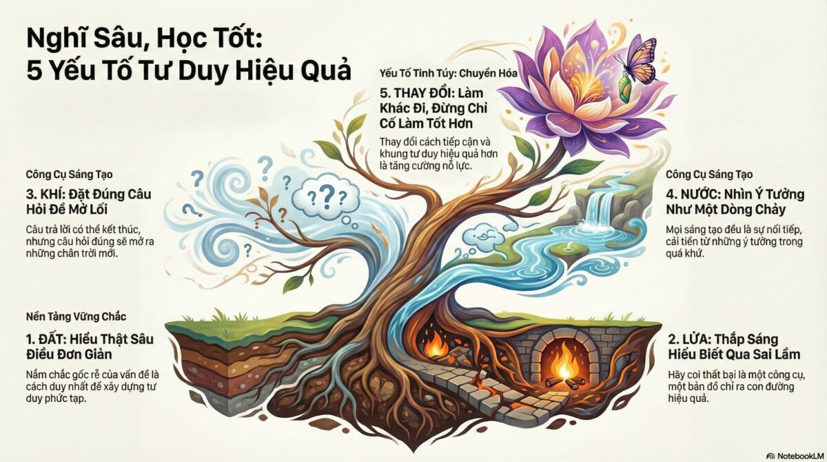 5 yếu tố tư duy hiệu quả