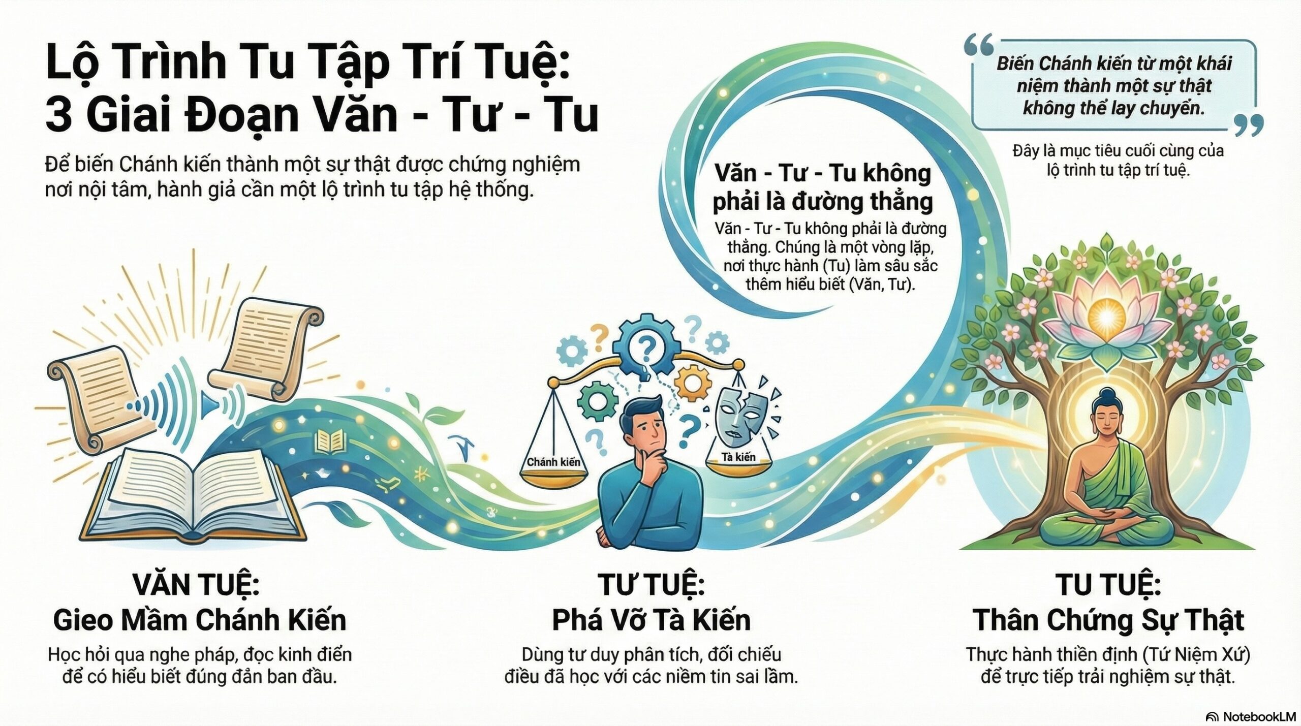 Lộ trình Tu tập Văn Tư Tu