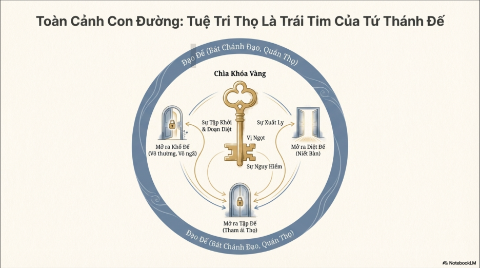 Tuệ tri 4 khía cạnh của Thọ cũng là Tuệ tri Tứ Thánh Đế